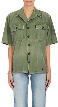 Harvey Faircloth Women's Cotton Canvas Short-Sleeve Field Jacket