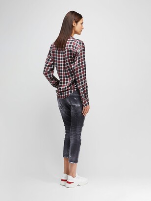 DSQUARED2 Printed Check Twill Shirt