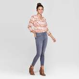Thumbnail for your product : Universal Thread Women's Plaid Long Sleeve Cotton Flannel Shirt - Universal ThreadTM Pink