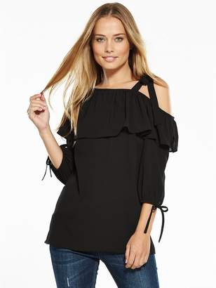 Very Long Sleeve One Shoulder Blouse