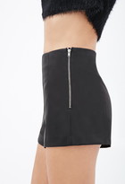Thumbnail for your product : Forever 21 Faux Leather Shorts