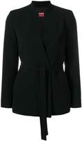 Thumbnail for your product : Max Mara Studio waist-tied fitted blazer