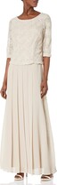 Thumbnail for your product : Le Bos Women's Embroidered Pleated Long Dress