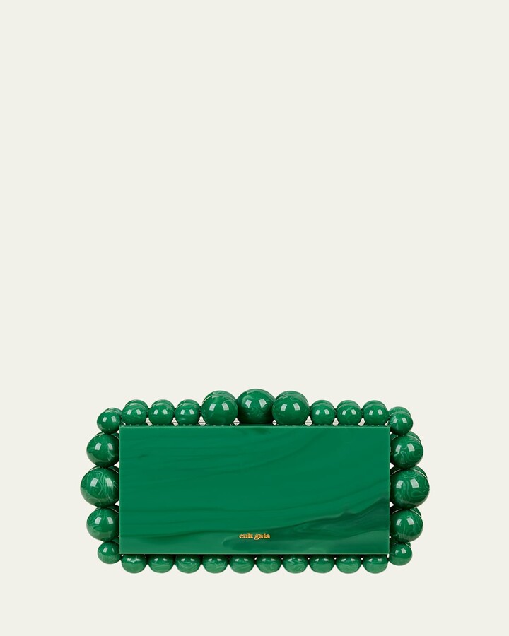 Cult Gaia Eos Acrylic Beaded Clutch Bag