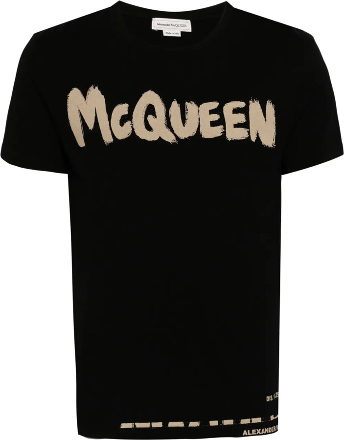 Alexander McQueen logo-print cotton T-shirt
