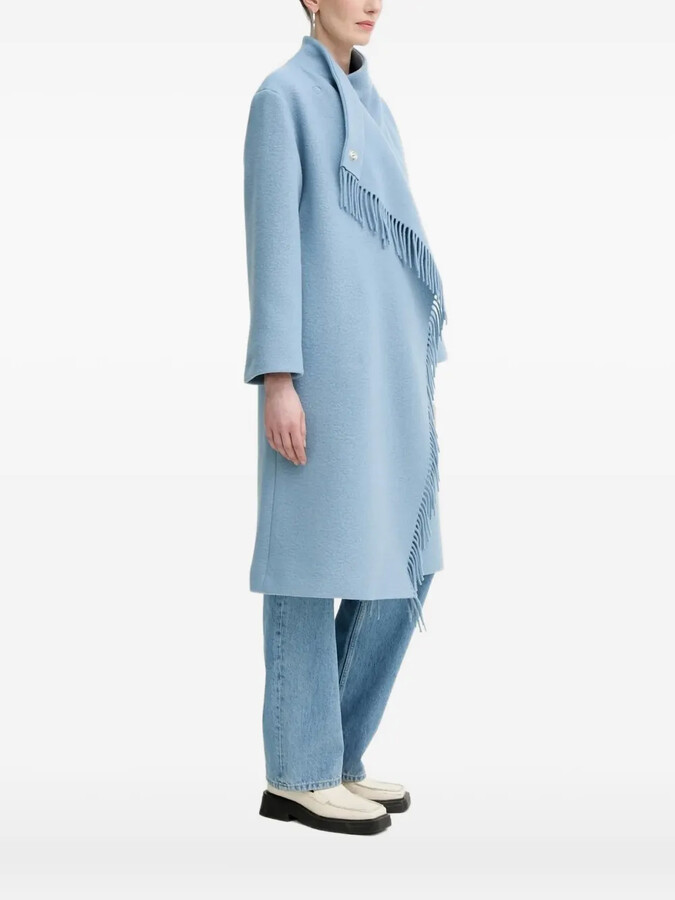 IRO Asymmetric Fringed Coat