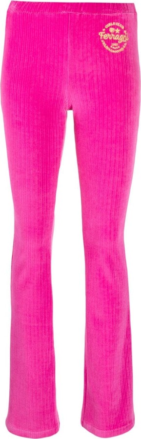Women's Milorsy Corduroy Velvet Flare Pants In Light Pink