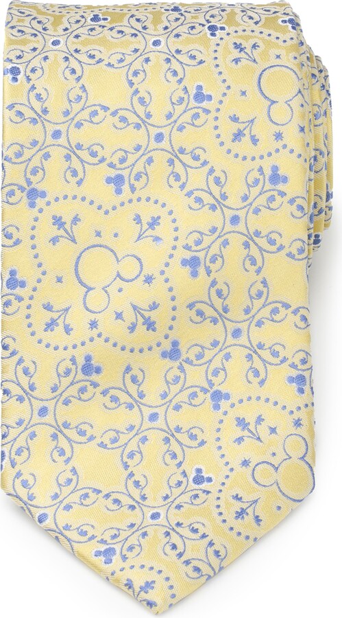 Cufflinks Inc. x Disney Mickey Floral Silk Tie