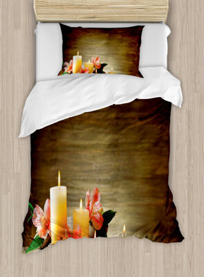 Ambesonne Spa Duvet Cover Set