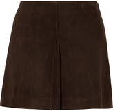 Thumbnail for your product : Miu Miu Suede mini skirt