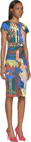 Thumbnail for your product : Mary Katrantzou Dark Green Jungle Palette Print Scuba Dress