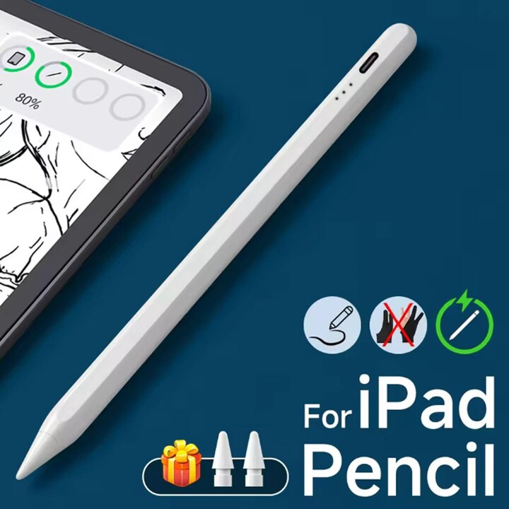 Stylus Pen for iPad 6th-11th Generation-2X Fast Charge Active Pencil Compatible with 2018-2025 Apple iPad Pro 11"/12.9"/M4 iPad
