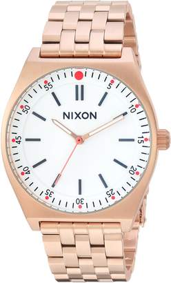 Nixon Women's 'Crew' Quartz Stainless Steel Casual Watch, Color:Rose Gold-Toned (Model: A11862761)