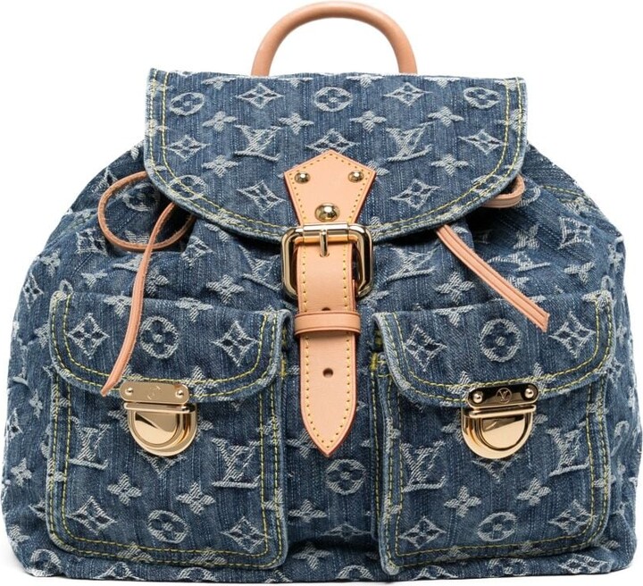 Louis Vuitton 2003 pre-owned Monogram Denim Backpack - Farfetch
