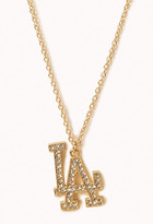 Thumbnail for your product : Forever 21 Rhinestone LA Necklace