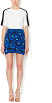 Thumbnail for your product : Peter Som Silk Pleated Drape Skirt