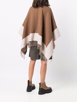 Thumbnail for your product : Rag & Bone Two-Tone Fringed Poncho
