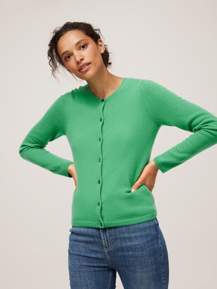 Green Crew Neck Cardigan | Shop the world's largest collection of fashion |  ShopStyle UK