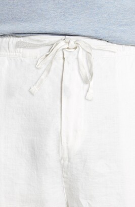 Bugatchi Solid Linen Shorts