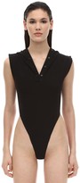 Thumbnail for your product : Y/Project Sleeveless Cotton Jersey Polo Bodysuit