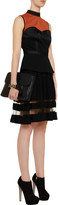 Thumbnail for your product : Jason Wu Jersey and silk-satin top
