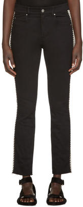 Etoile Isabel Marant Black Two-Tone Haven Jeans