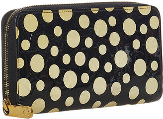 Louis Vuitton Black Vernis Leather Dots Infinite Zippy Wallet - ShopStyle