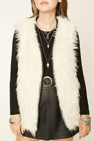 Thumbnail for your product : Forever 21 Shaggy Faux Fur Vest