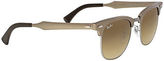 Thumbnail for your product : Ray-Ban Clubmaster Light Brown 51mm Sunglasses