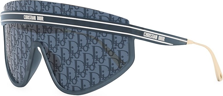 Dior - Diorclub M1u Monogram-Lens Flat-Top Sunglasses - Womens