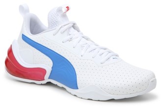 red white and blue pumas