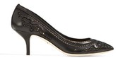 Thumbnail for your product : Dolce & Gabbana Laser Cut Pointy Toe Pump