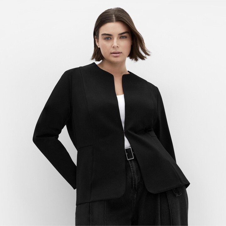 City Chic Plus Size Peyton Ponte Jacket