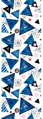 Wrought Studio Manhattan Removable Triangle 6.25' L x 25" W Peel and Stick Wallpaper Roll