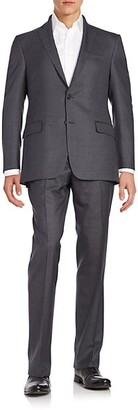 Hickey Freeman Regular-Fit Tonal Stripe Wool Suit