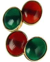 Thumbnail for your product : Forzieri Agate and Carnelian 18K Gold Cufflinks