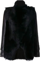 Thumbnail for your product : Plein Sud Jeans panelled fur jacket