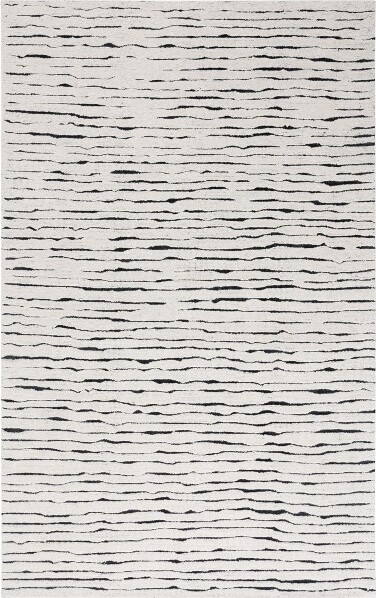 Safavieh CasablancaCSB227HandTuftedIndoorAccentRug-Ivory/Black-4'x6'