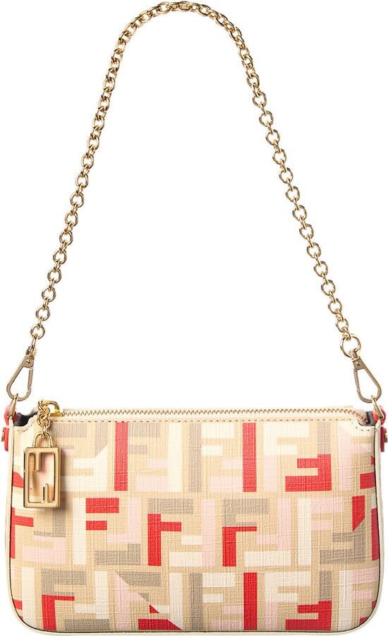 Fendi Baguette FF Jacquard Pouch