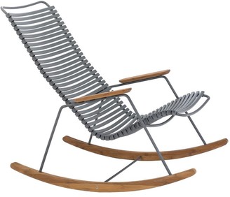 Ecc Lighting & Furniture Click Outdoor Rocking Chair Dark Grey