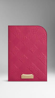 Burberry Embossed Check Leather Ipad Mini Case
