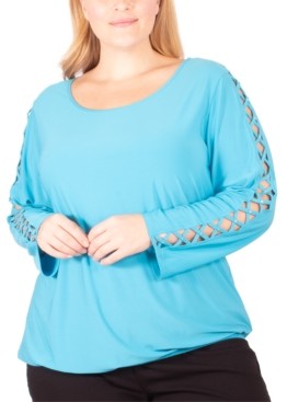 rhinestone plus size tops