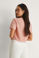 Thumbnail for your product : NA-KD Short Sleeve Lace Top