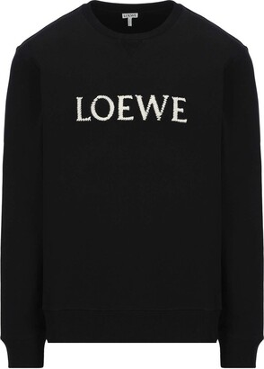 Loewe Logo Embroidered Long-Sleeved Jumper
