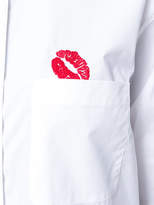 Thumbnail for your product : Lala Berlin logo patch shirt