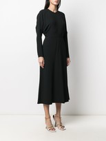 Thumbnail for your product : Victoria Beckham Dolman-Sleeve Midi Dress