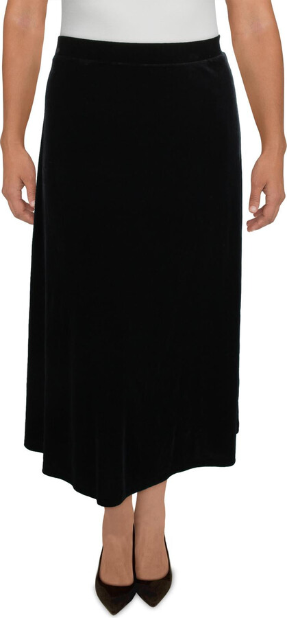 Black Velvet Maxi Skirt | Shop The Largest Collection | ShopStyle