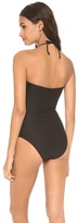 Thumbnail for your product : Shoshanna Tropezian Texture One Piece Swimsuit
