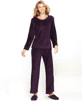 Thumbnail for your product : Charter Club Solid Supersoft Top and Pajama Pants Set