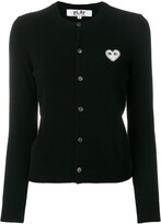 Thumbnail for your product : Comme des Garçons PLAY Heart Logo Cardigan